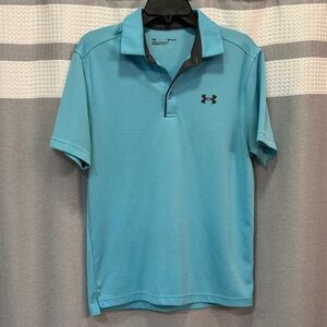 Under Armour Men's Aqua Polo Shirt